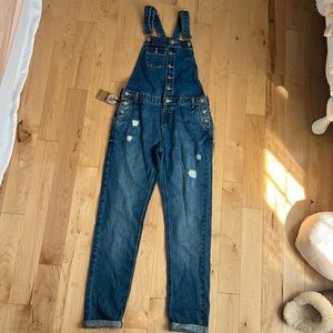 Brotes Girls Denim Overalls